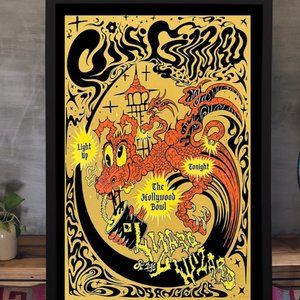 King Gizzard & The Lizard Wizard Hollywood Bowl Los Angeles Poster